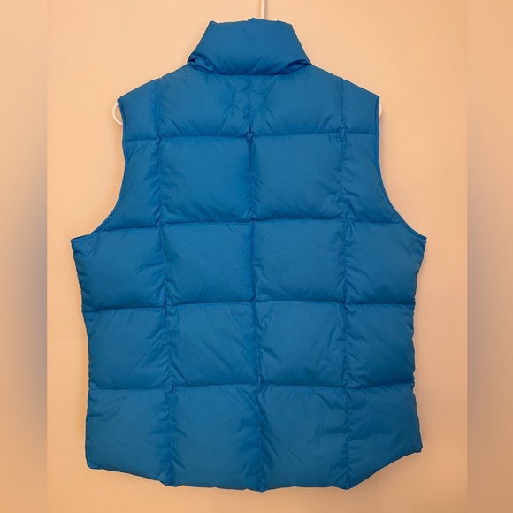 Lands’ End Goose Down Puffer Vest Women’s Large 14/16 Blue NWT - Picture 2 of 6